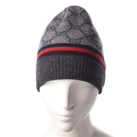 grey gucci beanie hat|Gucci beanie hat and scarf.